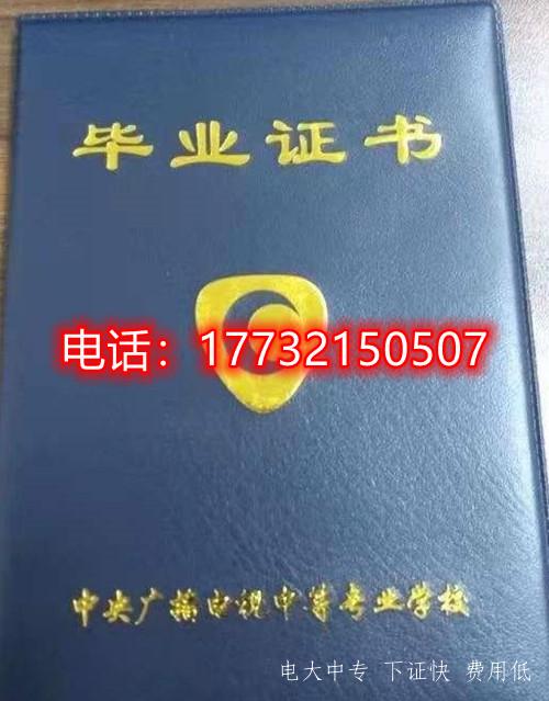 一年制電大中專畢業證國家承認嗎？